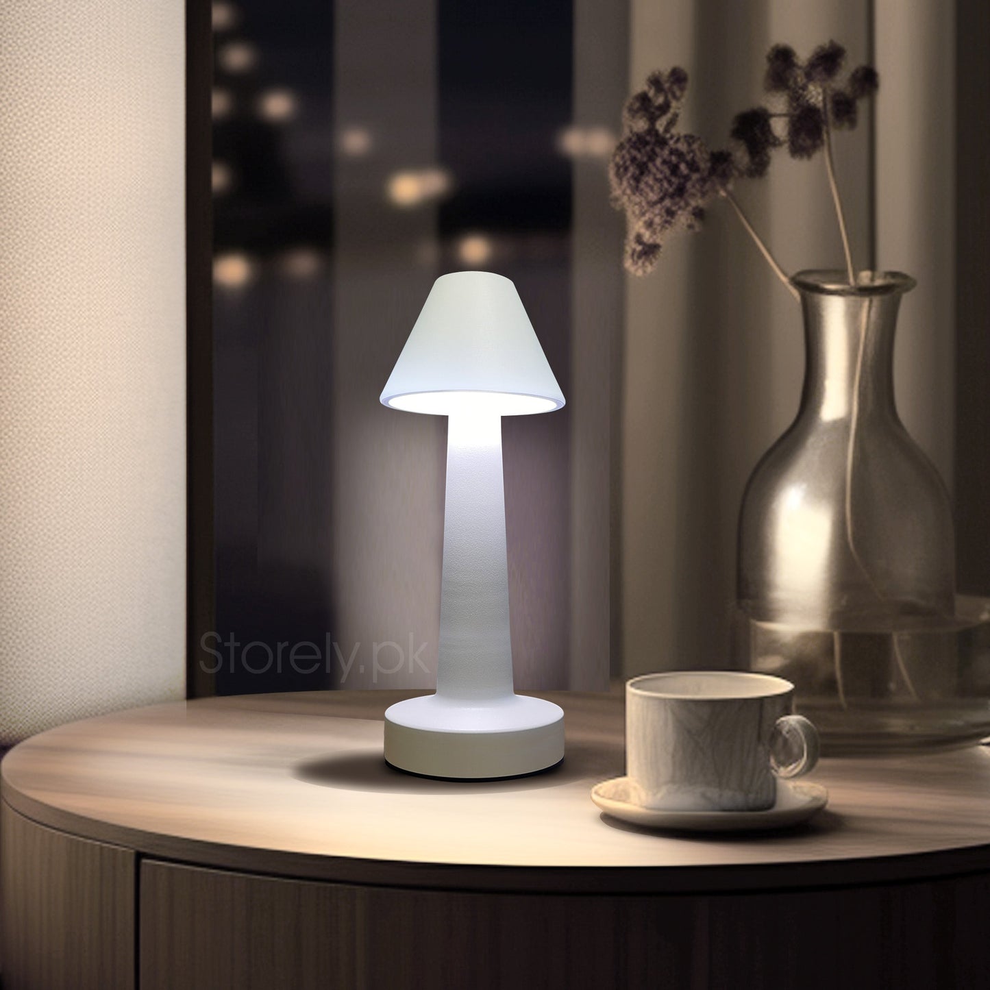 Retro Style Rechargeable Metal Touch Lamps