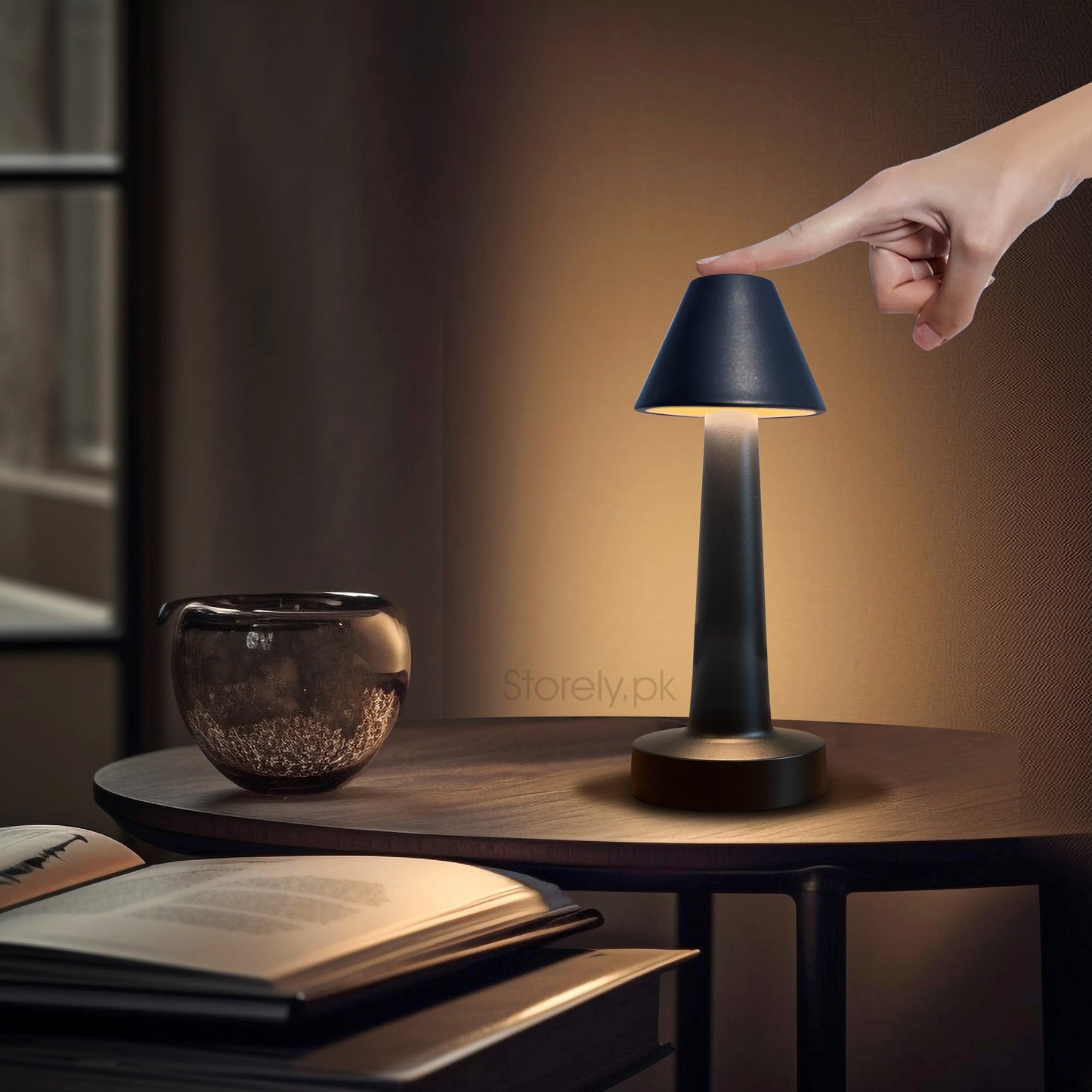 Retro Style Rechargeable Metal Touch Lamps