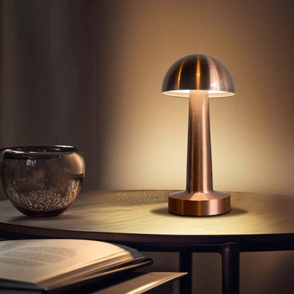 Retro Style Rechargeable Metal Touch Lamps