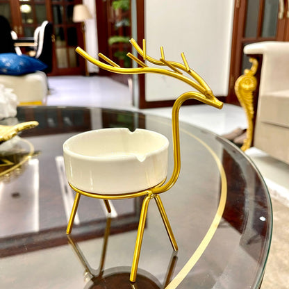 Golden Deer Luxury Ash Tray