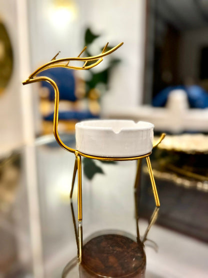 Golden Deer Luxury Ash Tray